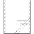 Endlospapier 12"x240mm 52g weiß blanko 3-fach selbstdurchschreibend Sigel 91300 (KTN=600 SÄTZE) Produktbild