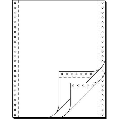 Endlospapier 12"x240mm 80g weiß blanko 3-fach selbstdurchschreibend Sigel 32243 (KTN=600 SÄTZE) Produktbild