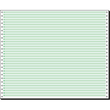 Endlospapier 12"x375mm 60g grün/weiß 1-fach ohne Längsperforation Sigel 12371 (KTN=2000 BLATT) Produktbild