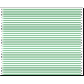 Endlospapier 12"x375mm 60g grün/weiß 1-fach ohne Längsperforation Sigel 91000 (KTN=2000 BLATT) Produktbild