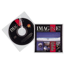 CD/DVD Cover mit Schutzvlies für 1 CD/DVD mit Booklet oder 2 CDs/DVDs transparent Durable 5202-19 (BTL=10 STÜCK) Produktbild