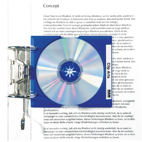 CD Cover-Hülle Mäx Tray für 1 CD ultramarin HAN 9201-14 Produktbild Additional View 1 L