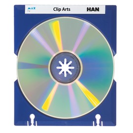 CD Cover-Hülle Mäx Tray für 1 CD ultramarin HAN 9201-14 Produktbild
