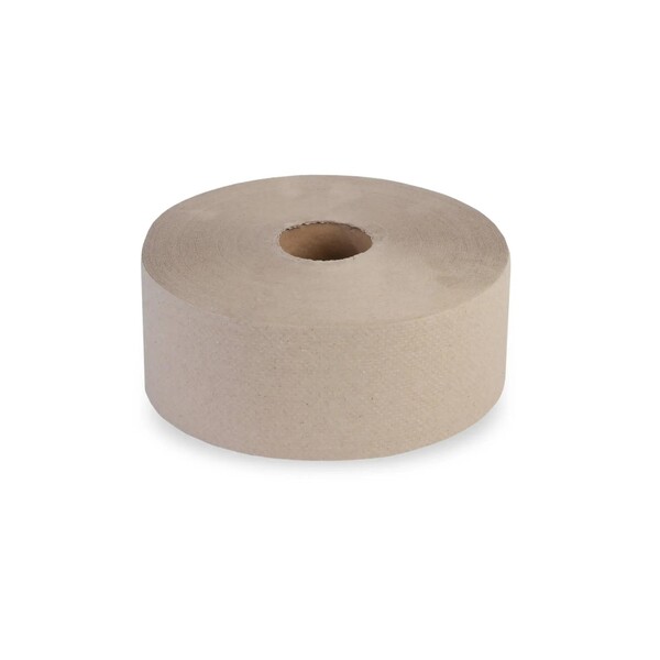 Toilettenpapier Jumbo Rollen 1-lagig / 9cm 525m / Ø25cm / Recycling / grau (PACK=6 ROLLEN) Produktbild Additional View 1 XL