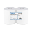 Toilettenpapier Jumbo Rollen 2-lagig / 9cm 300m Ø25cm / Zellstoff / perforiert hochweiß ØKern 7,6cm (PACK=6 ROLLEN) Produktbild