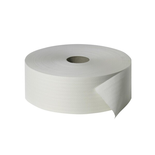 Toilettenpapier Jumbo Rollen 2-lagig / 8,9cm 500m / Ø31cm / Zellstoff / hochweiß (PACK=6 ROLLEN) Produktbild Additional View 1 XL