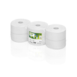 Toilettenpapier Jumbo Rollen 2-lagig / 9,2cm 380m / Ø26cm / Recycling / hochweiß / Satino Comfort (PACK=6 ROLLEN) Produktbild Additional View 1 S