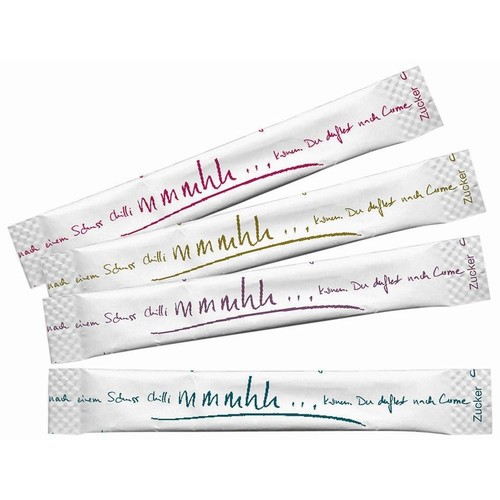 Zuckersticks mmmhh weißer Kristallzucker (KTN = 1000 STÜCK x 3,6 GRAMM) Produktbild