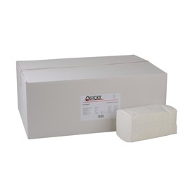 Handtuch Interfold Lang-W-Falz 3-lagig / 21x31,5cm / Zellstoff / hochweiß (KTN=2560 STÜCK) Produktbild