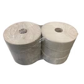 Toilettenpapier Jumbo Rollen 1-lagig / Recycling / weiß / 8,5cm 470m / Ø25cm (PACK=6 ROLLEN) Produktbild