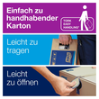 Handtuch Zickzack-V-Falz 2-lagig / 23x24,8cm / Advanced H3 / hochweiß / Tork 290163 (KTN=3750 STÜCK) Produktbild Additional View 5 S