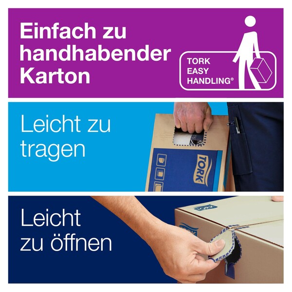 Handtuch Zickzack-V-Falz 2-lagig / 23x24,8cm / Advanced H3 / hochweiß / Tork 290163 (KTN=3750 STÜCK) Produktbild Additional View 5 XL