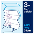 Handtuch Interfold Lang-W-Falz 2-lagig / 21,2x34cm / Premium H2 / hochweiß / extra weich / Tork 100297 (KTN=2100 STÜCK) Produktbild Additional View 2 S