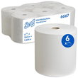 Handtuchrollen Scott 1-lagig / weiß / 19,8cm / 304m / Airflex / KC 6667 Kimberly Clark (PACK=6 ROLLEN) Produktbild