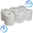 Handtuchrollen Scott 1-lagig / weiß / 19,8cm / 304m / Kimberly Clark 6667 (PACK=6 ROLLEN) Produktbild Additional View 5 S