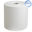 Handtuchrollen Scott 1-lagig / weiß / 19,8cm / 304m / Kimberly Clark 6667 (PACK=6 ROLLEN) Produktbild Additional View 2 S