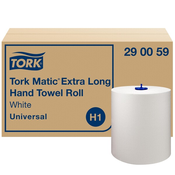 Handtuchrollen Tork Matic H1 Universal 1-lagig / hochweiß / 21cm / 280m / Ø19cm / Tork 290059 (PACK=6 ROLLEN) Produktbild Additional View 2 XL