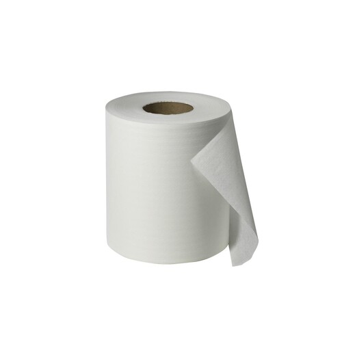 Universalrollen Zellstoff 1-lagig / hochweiß / 20cm 320m / Ø20cm  / Großrolle (PACK=6 ROLLEN) Produktbild Additional View 1 L