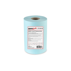 Putzrollen Semy Plus 1-lagig / türkis / 29x37cm / Ø20cm / 300 Blatt extra reißfest / Zellstoff/Polyester Produktbild