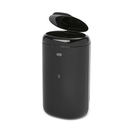 Damenhygiene-/Abfallbehälter 5 Liter / schwarz / Kunststoff / 380x194x160mm / Tork 564008 Produktbild