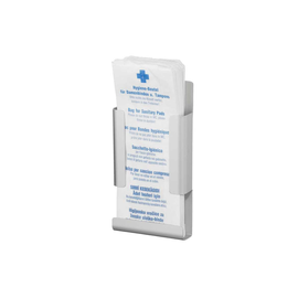 Hygienebeutelspender für Papierbeutel Aluminium / 260x130x40mm Produktbild