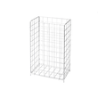 Sammelkorb 66 Liter / weiß / Drahtgeflecht / 410x630x255mm Produktbild
