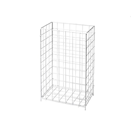 Sammelkorb 66 Liter / weiß / Drahtgeflecht / 410x630x255mm Produktbild Front View L