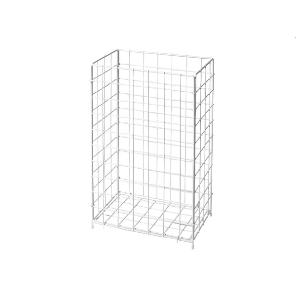Sammelkorb 66 Liter / weiß / Drahtgeflecht / 410x630x255mm Produktbild Front View XL