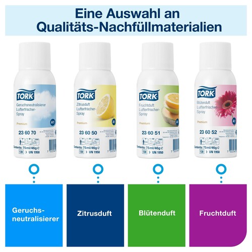 Duftpatrone Nachfüllung  Zitrusduft / 75ml / Tork 236050 Produktbild Additional View 7 L