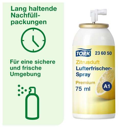 Duftpatrone Nachfüllung  Zitrusduft / 75ml / Tork 236050 Produktbild Additional View 4 L