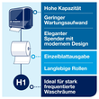 Handtuchrollen Premium H1 100m Ø19cm 2-lagig weiß 21cm Tork 290016 (PACK=6 ROLLEN) Produktbild Back View S