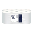 Handtuchrollen 2-lagig / weiß / 21cm /140m / Ø18,5cm / Zellstoff / Papernet (PACK=6 ROLLEN) Produktbild