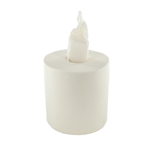 Handtuchrollen 2-lagig / hochweiß / 19,7cm / 137m / Ø19,25cm / perforiert Zellstoff / Innen-/Außenabwicklung (PACK=6 ROLLEN) Produktbild Additional View 1 XL