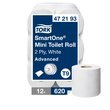STN Toilettenpapier SmartOneMini T9 2-lagig / 620 Blatt / weiß / 13,4x18cm / Tork 472193 (KTN=12 ROLLEN) Produktbild Additional View 1 S