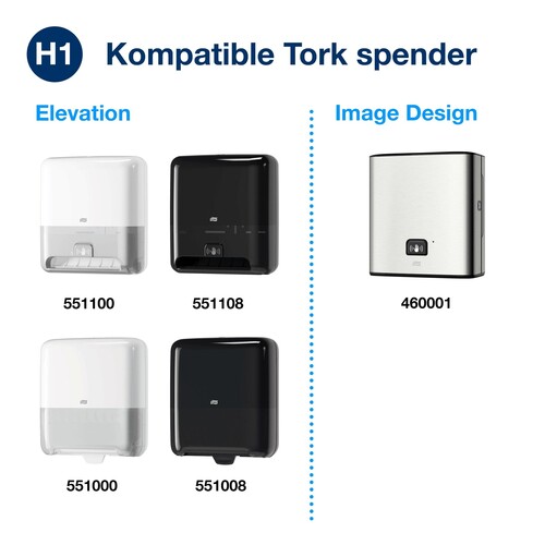 Handtuchrollen Tork Matic H1 Advanced 2-lagig / weiß / 21cm / 150m / Ø19cm / Tork 290067 (PACK=6 ROLLEN) Produktbild Additional View 7 L