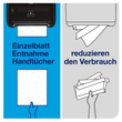 Handtuchrollen Tork Matic H1 Advanced 2-lagig / weiß / 21cm / 150m / Ø19cm / Tork 290067 (PACK=6 ROLLEN) Produktbild Side View S