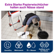 Wischtuch extra stark 2-lagig / weiß / / 23,5x34cm / 170m / Ø26,2cm / 500 Abrisse / Tork Premium 130062 (PACK=2 ROLLEN) Produktbild Additional View 3 S