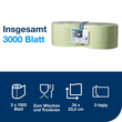 Putzrollen 2-lagig / grün / 23,5x34cm / 510m / Ø37cm / 1500 Abrisse / Tork Advanced 129243 (PACK=2 ROLLEN) Produktbild Additional View 2 S