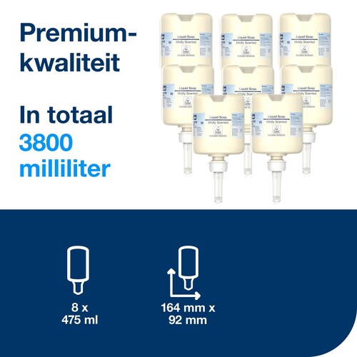 Seife S2 mini Premium mild und frischer Duft 475ml / hellgelb / Tork 420502 (ST=475 MILLILITER) Produktbild Additional View 3 L