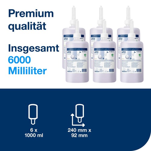 Seife S1 Premium Jasminduft 1000ml / lila /Tork 420911 (ST=1000 MILLILITER) Produktbild Additional View 3 L