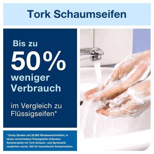 Schaumseife S4 Premium mild und frischer Duft 1000ml /  farblos / Tork 520501 (ST=1000 MILLILITER) Produktbild Additional View 6 L