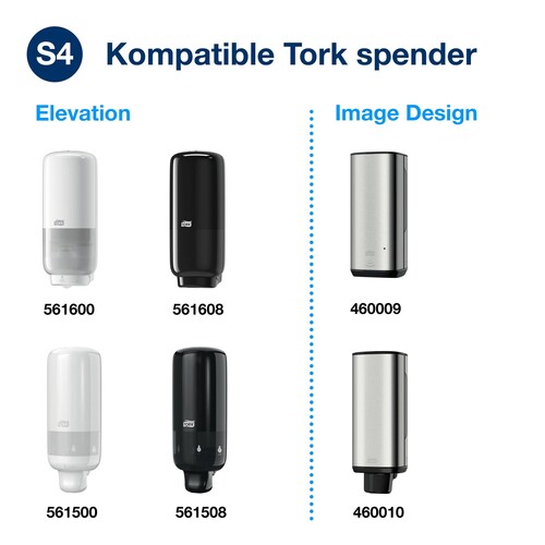 Schaumseife S4 Premium mild und frischer Duft 1000ml /  farblos / Tork 520501 (ST=1000 MILLILITER) Produktbild Additional View 7 L