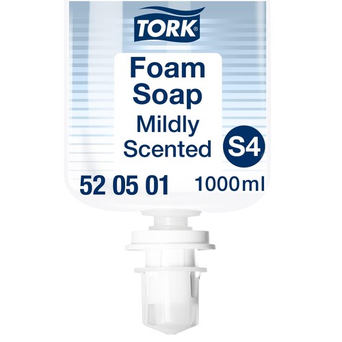 Schaumseife S4 Premium mild und frischer Duft 1000ml /  farblos / Tork 520501 (ST=1000 MILLILITER) Produktbild Additional View 1 L