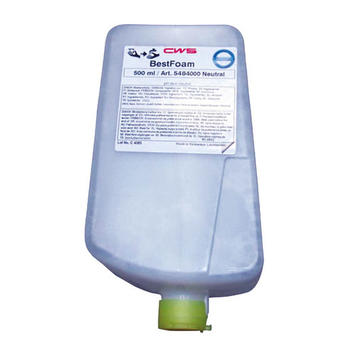 Cremeseife BestFoam Neutral unparfümiert 500ml / transparent / CWS 5484 (KTN=12 STÜCK) Produktbild Front View L