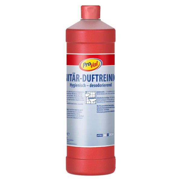 Sanitär-Duftreiniger 1 Liter hygienisch - desodorierend (FL=1 LITER) Produktbild Front View XL