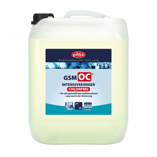 GSM OC Geschirrspülmittel 12kg Kanister Intensivreiniger für Spülmaschinen chlorfrei Produktbild Front View L
