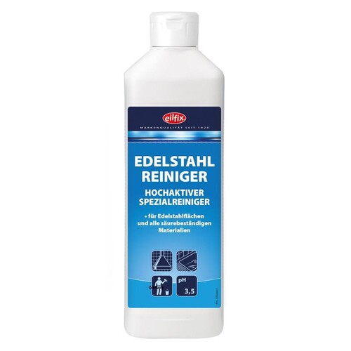Edelstahlreiniger eilfix 500ml Hochaktiver Spezialreiniger (ST=500 MILLILITER) Produktbild Front View L