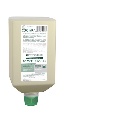 Handwaschpaste TOPSCRUB NATURE 2-Liter Varioflasche 14123-002 (KTN=6 FLASCHEN Á2 LITER) Produktbild Front View L