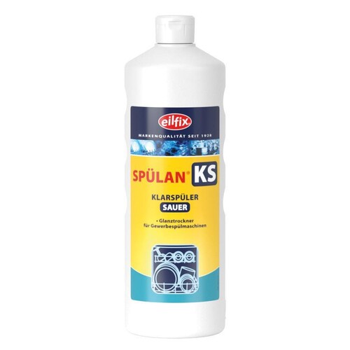 STN Klarspüler Spülan KS sauer 1 Liter Glanztrockner für Gewerbespülmaschinen (KTN=12FL) Produktbild Front View L