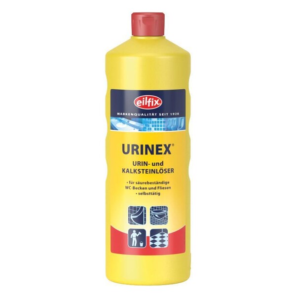Urin- und Kalksteinlöser URINEX 1l Flasche / Eilfix (FL=1000 MILLILITER) Produktbild Front View XL